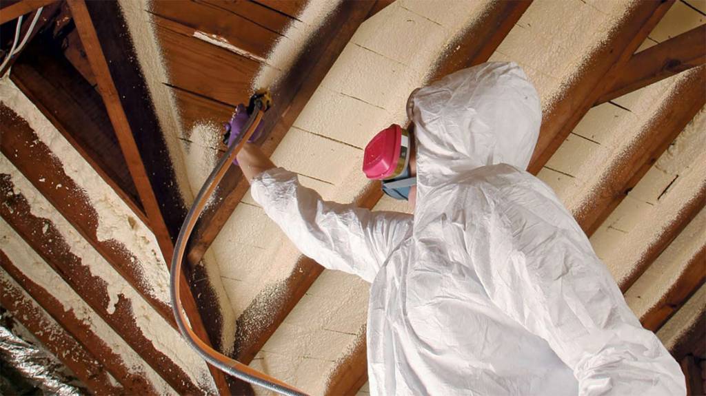 install closed cell spray foam