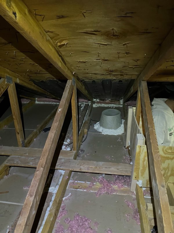 air sealing and attic insulation