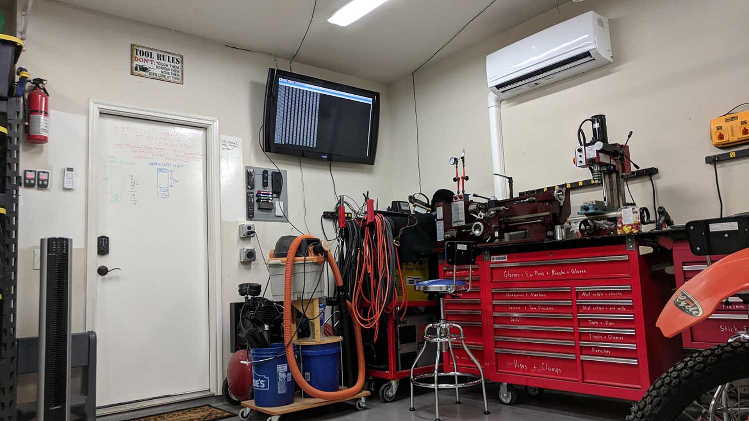 ductles-mini-split-in-garage ductless mini split in garage