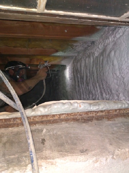 crawlspace spray foam